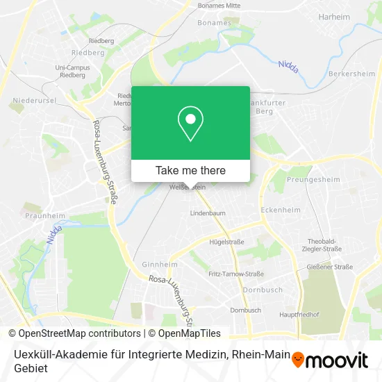 Карта Uexküll-Akademie für Integrierte Medizin