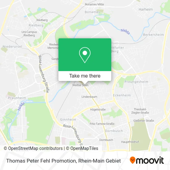 Карта Thomas Peter Fehl Promotion