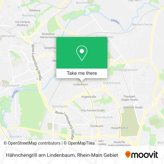 Карта Hähnchengrill am Lindenbaum