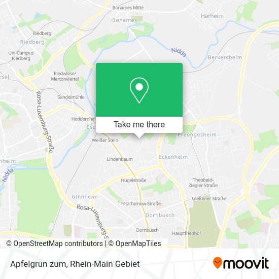 Карта Apfelgrun zum