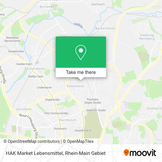 Карта HAK Market Lebensmittel