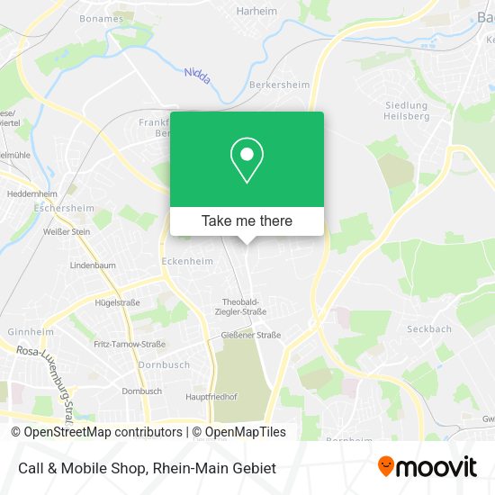 Карта Call & Mobile Shop