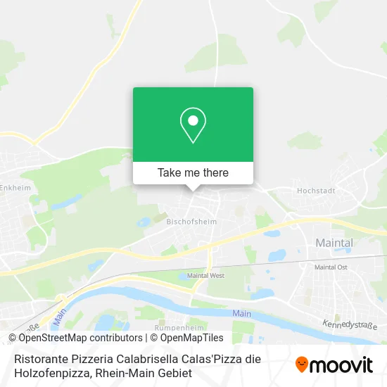 Карта Ristorante Pizzeria Calabrisella Calas'Pizza die Holzofenpizza