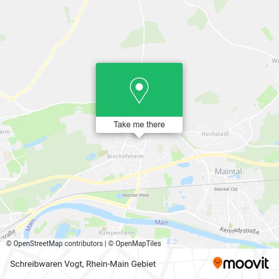 Карта Schreibwaren Vogt
