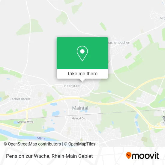 Карта Pension zur Wache