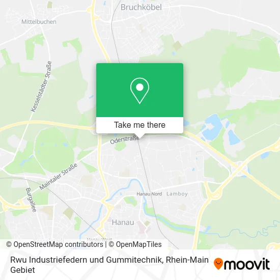 Rwu Industriefedern und Gummitechnik map