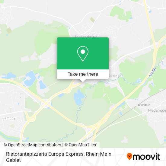 Карта Ristorantepizzeria Europa Express