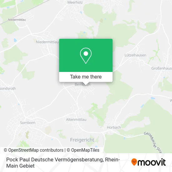 Карта Pock Paul Deutsche Vermögensberatung