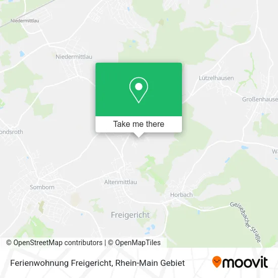 Карта Ferienwohnung Freigericht