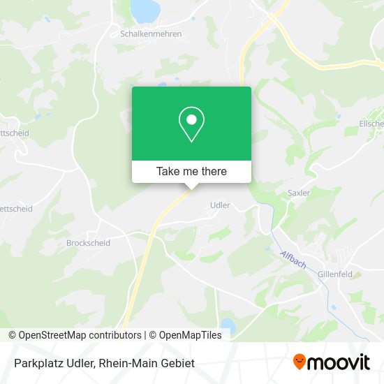 Карта Parkplatz Udler
