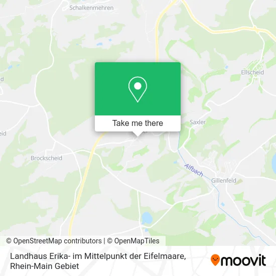 Карта Landhaus Erika- im Mittelpunkt der Eifelmaare