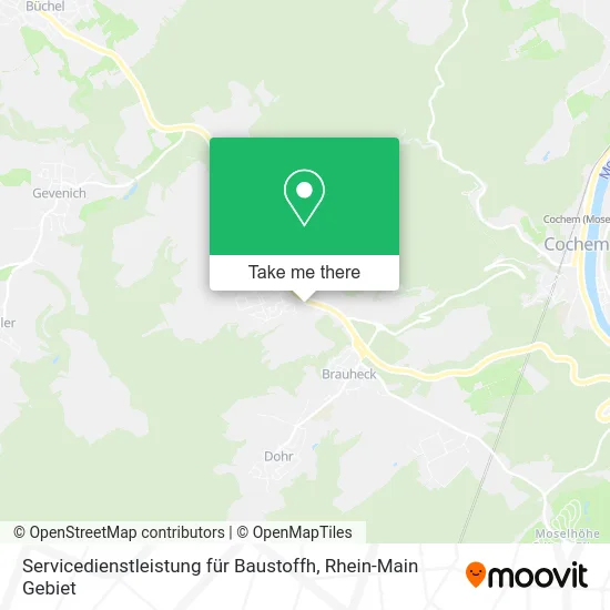 Карта Servicedienstleistung für Baustoffh