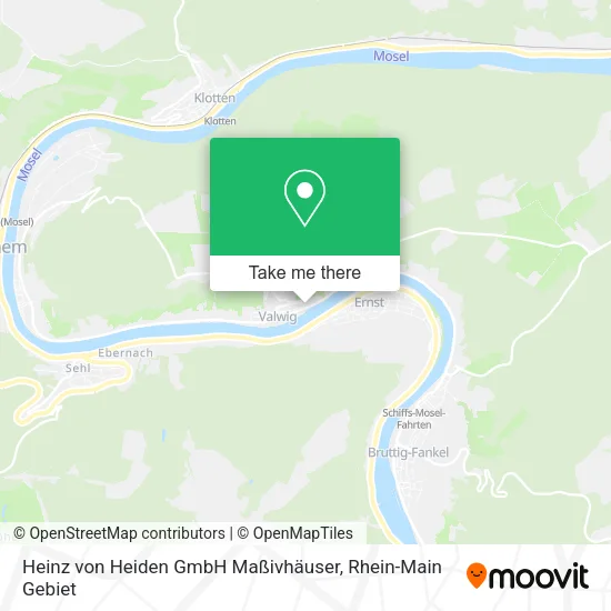 Карта Heinz von Heiden GmbH Maßivhäuser