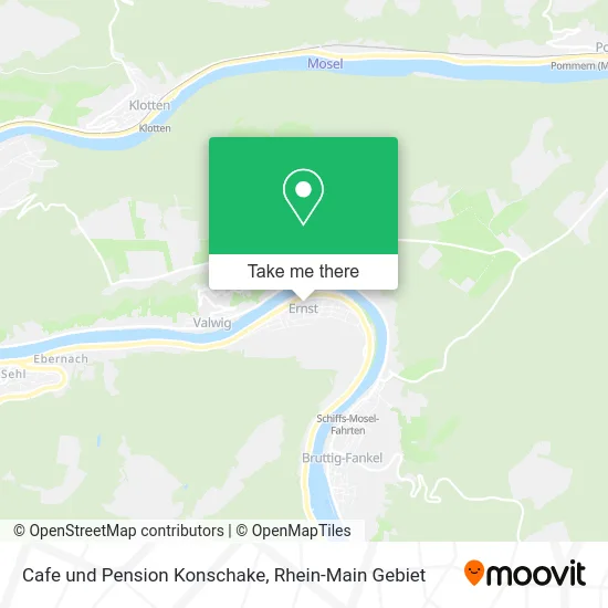 Карта Cafe und Pension Konschake