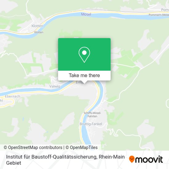 Карта Institut für Baustoff-Qualitätssicherung