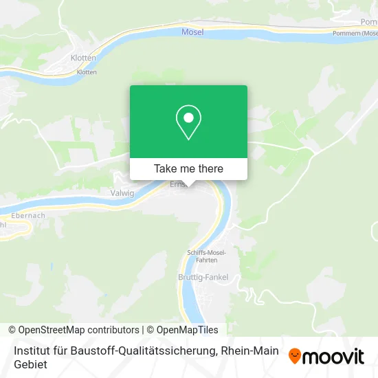 Карта Institut für Baustoff-Qualitätssicherung