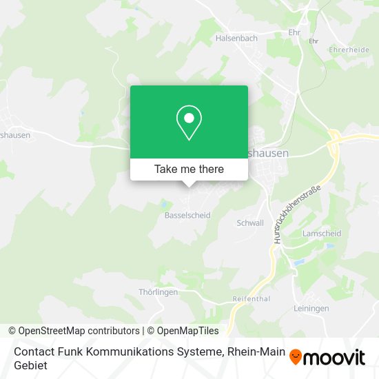 Карта Contact Funk Kommunikations Systeme