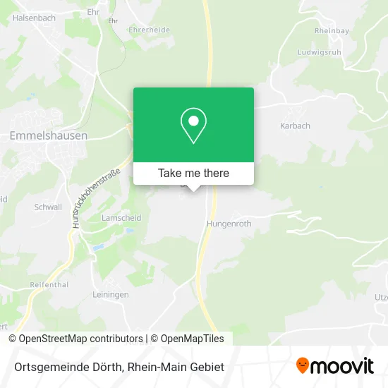 Карта Ortsgemeinde Dörth