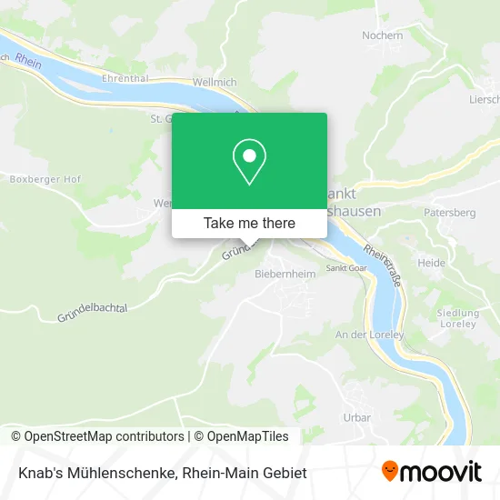 Карта Knab's Mühlenschenke