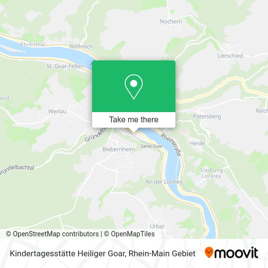 Карта Kindertagesstätte Heiliger Goar