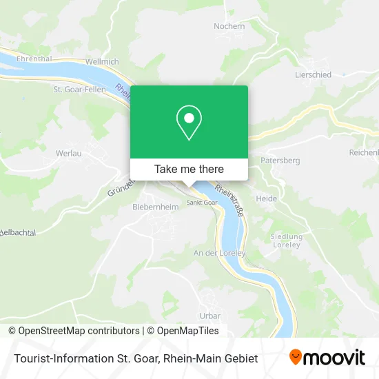 Карта Tourist-Information St. Goar