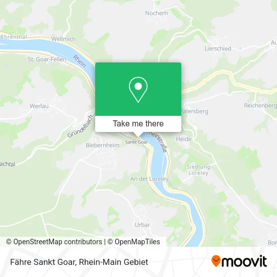 Карта Fähre Sankt Goar