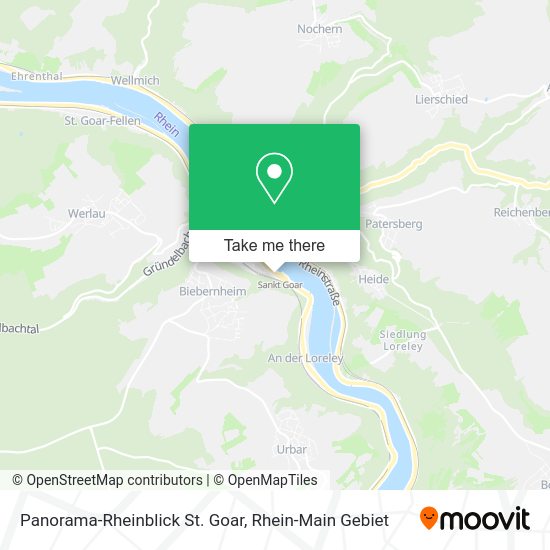 Карта Panorama-Rheinblick St. Goar