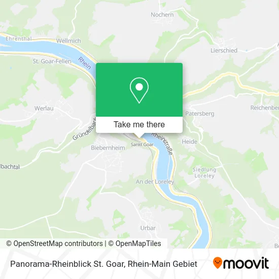 Карта Panorama-Rheinblick St. Goar