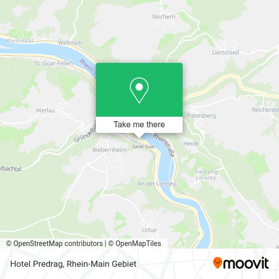 Карта Hotel Predrag