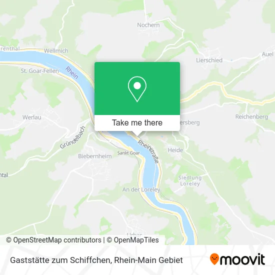 Карта Gaststätte zum Schiffchen