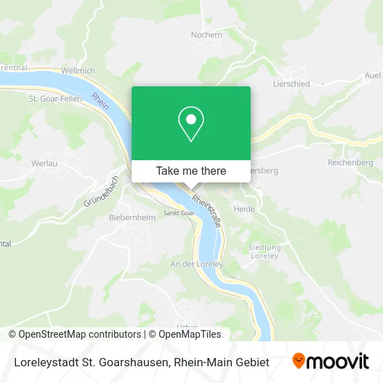 Loreleystadt St. Goarshausen map