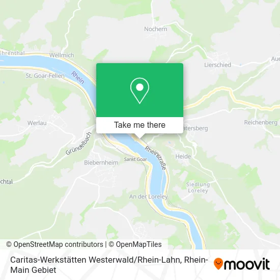 Карта Caritas-Werkstätten Westerwald / Rhein-Lahn