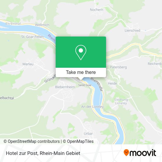 Карта Hotel zur Post