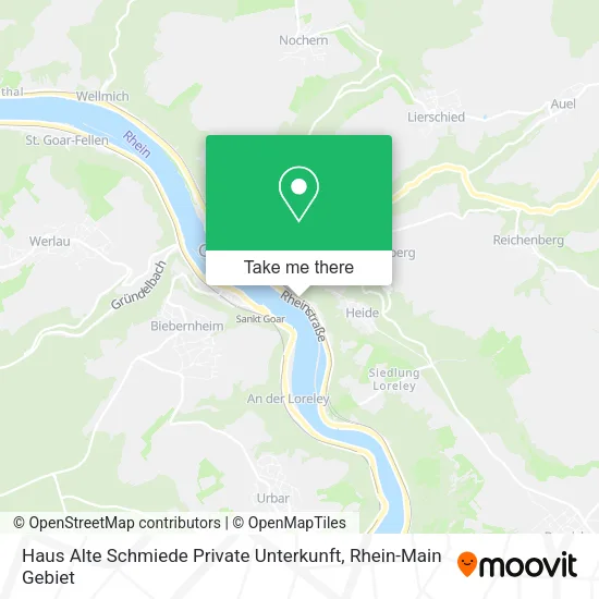 Карта Haus Alte Schmiede Private Unterkunft