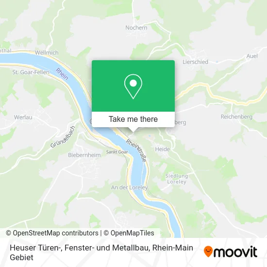 Карта Heuser Türen-, Fenster- und Metallbau