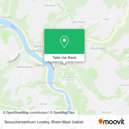 Карта Besucherzentrum Loreley
