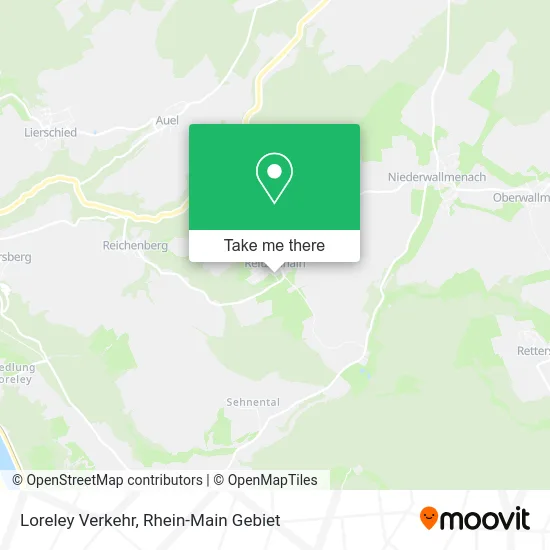 Карта Loreley Verkehr
