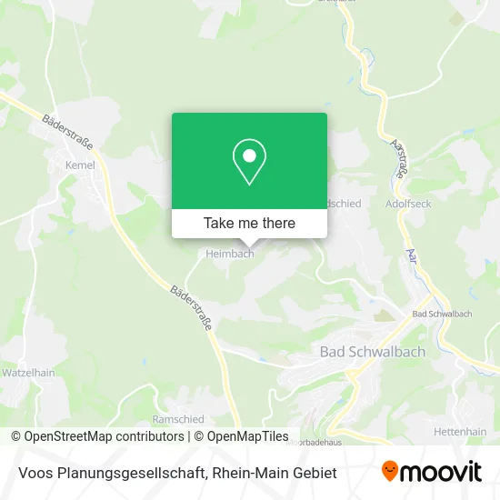 Карта Voos Planungsgesellschaft