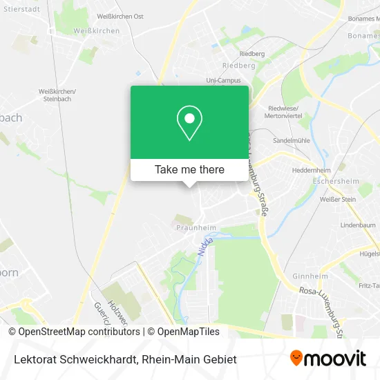 Карта Lektorat Schweickhardt