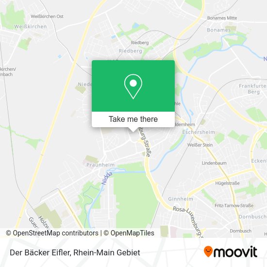 Карта Der Bäcker Eifler