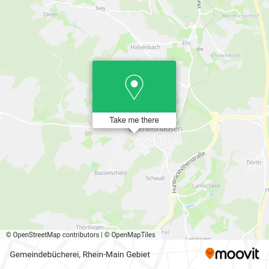 Карта Gemeindebücherei