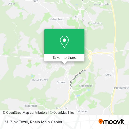M. Zink Textil map