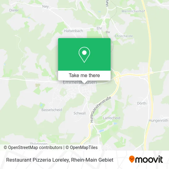 Карта Restaurant Pizzeria Loreley