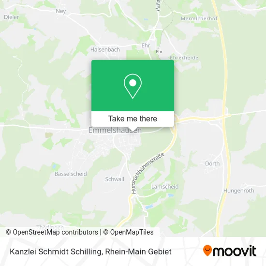 Карта Kanzlei Schmidt Schilling