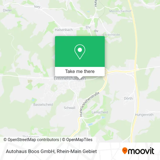 Autohaus Boos GmbH map