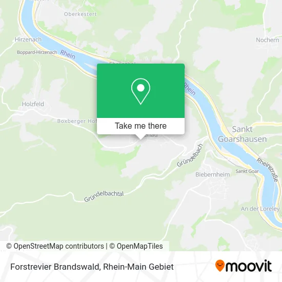 Карта Forstrevier Brandswald