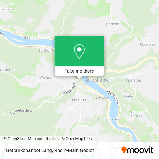 Карта Getränkehandel Lang