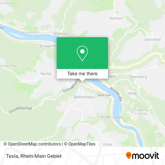 Карта Tesla