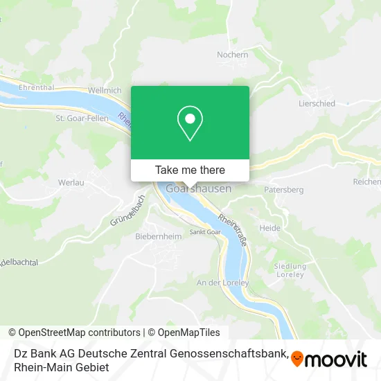 Карта Dz Bank AG Deutsche Zentral Genossenschaftsbank