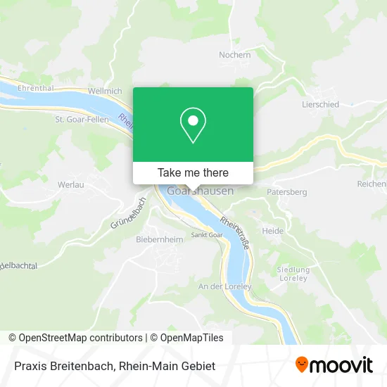 Praxis Breitenbach map